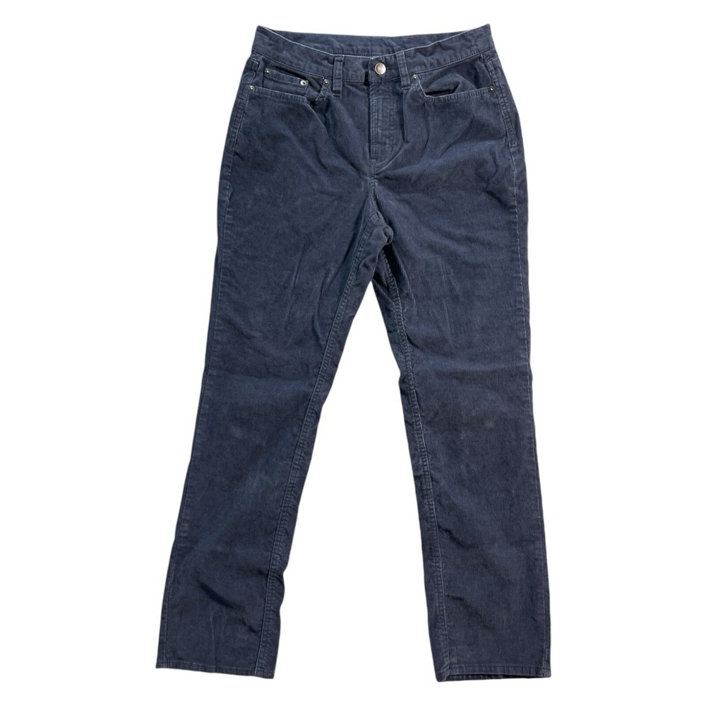 LL Bean Beanflex Straight Leg Favorite Fit Corduroy Pants Women's Regular Size 8